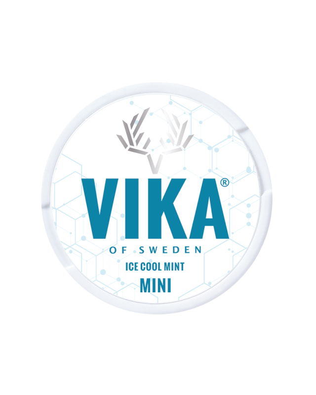 Vika Ice Cool Mint Mini – príchuť Spearmint so silným úderom v diskrétnych nikotínových vrecúškach VIKA b2b.