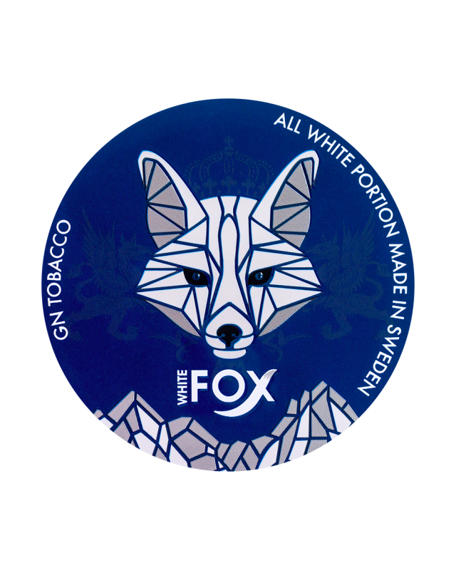 White Fox Slim nikotínové vrecúška s mätovou príchuťou, obsah nikotínu 16,5mg/g, 15ks, formát Slim