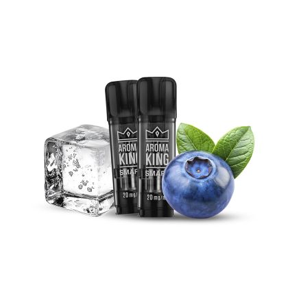 &bdquo;Aroma King Smart Blueberry Ice pod syst&eacute;m s osviežuj&uacute;cou čučoriedkovo-ľadovou pr&iacute;chuťou, 700 potiahnut&iacute;, kompatibiln&yacute; s Elfbar &ndash; B2B&ldquo; 
