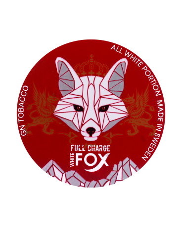 White Fox Full Charge nikotínové vrecúška Mäta, 16,5mg/g, 15ks, Large formát, obsah 15g, výrobca GNT
