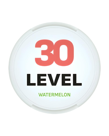LEVEL 30 Watermelon – silné nikotínové vrecúška s osviežujúcou melónovou príchuťou, 30 mg/g, bez tabaku. b2B
