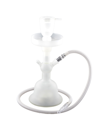 Vodná Fajka All Glass White